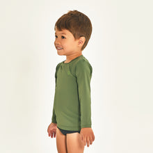 Load image into Gallery viewer, Longsleeve Baby Verde Militar UPF50+
