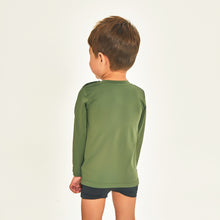 Load image into Gallery viewer, Longsleeve Baby Verde Militar UPF50+
