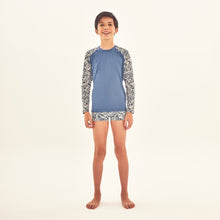 Load image into Gallery viewer, Rash Guard Kids Costela Aco Off White UPF50+
