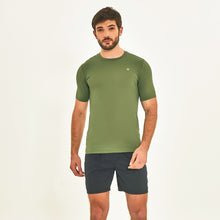 Load image into Gallery viewer, T-Shirt Sport Fit Verde Militar UPF50+
